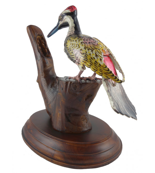 COPPER ENAMELED BIRD FLAMEBACK