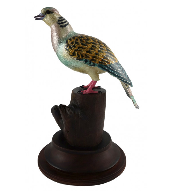 COPPER ENAMELED BIRD DOVE