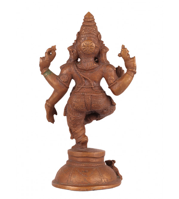 Bronze  Dancing Ganesh 5.5 Inch