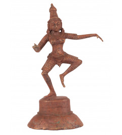 Bronze  Parvathi Dancing 6 Inch