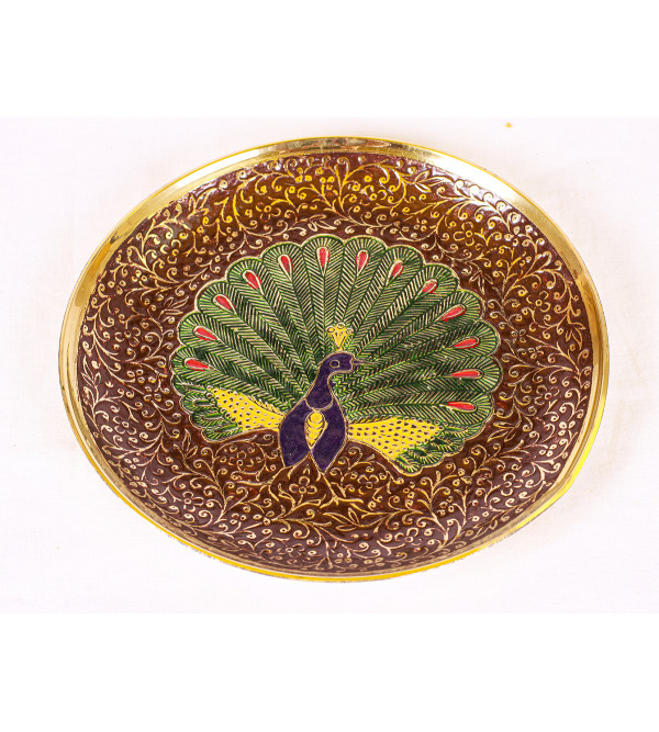 Brass Enameled Pintray 5.7 Inch Weight 175 Gm