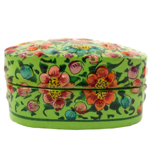 HANDICRAFT PAPER MACHIE PILL  BOX 3 INCH ASSORTED