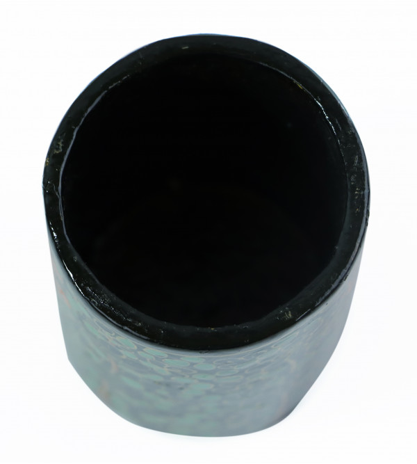 Paper Mache Pen Holder – Round, 4 Inch (Assorted Colours & Design)