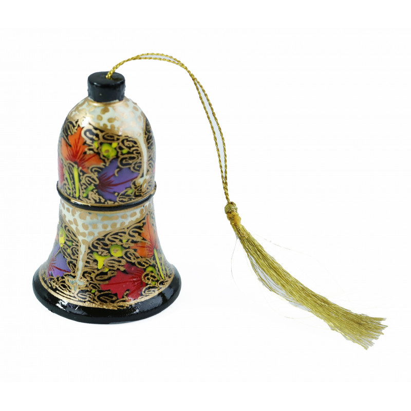 Cottage Kashmir Papier Mache  Bells 3 Assorted Desgin & Colour