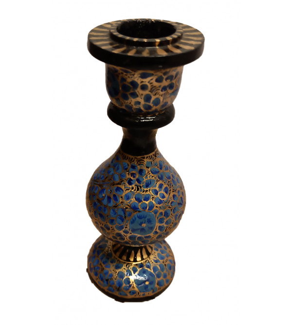 Paper Mache Candle Stand – 6 Inch (Assorted Colours & Design)