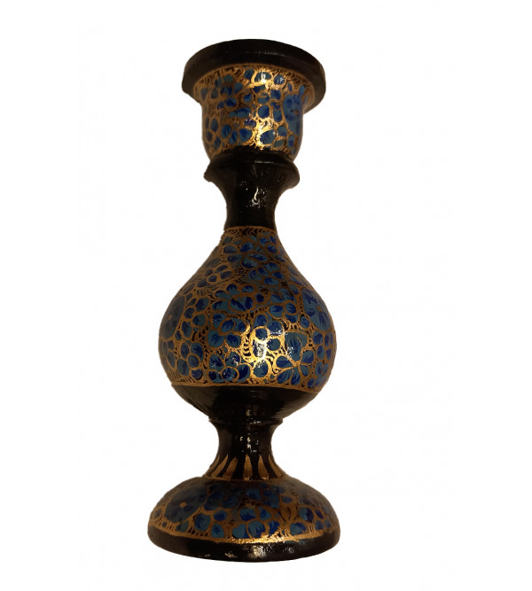 Paper Mache Candle Stand – 6 Inch (Assorted Colours & Design)