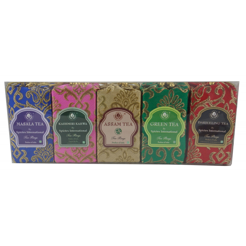 DARJEELING, GREEN, KHAWA AND MASALA TEA BAG 5 IN 1