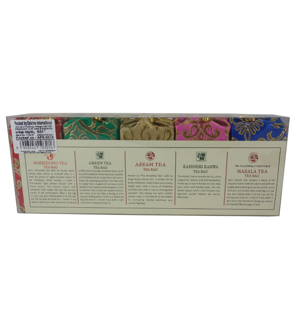 DARJEELING, GREEN, KHAWA AND MASALA TEA BAG 5 IN 1