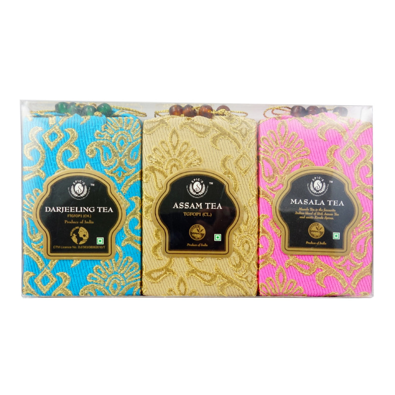 DARJEELING ASSAM AND MASALA TEA SILK 3IN1 150 GMS