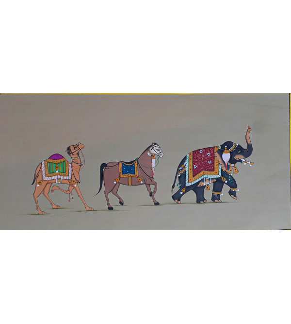 Traditional Animal Handmade Painting