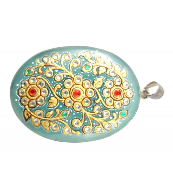 HANDICRAFT ASSORTED HAND PAINTING PENDENT STONE