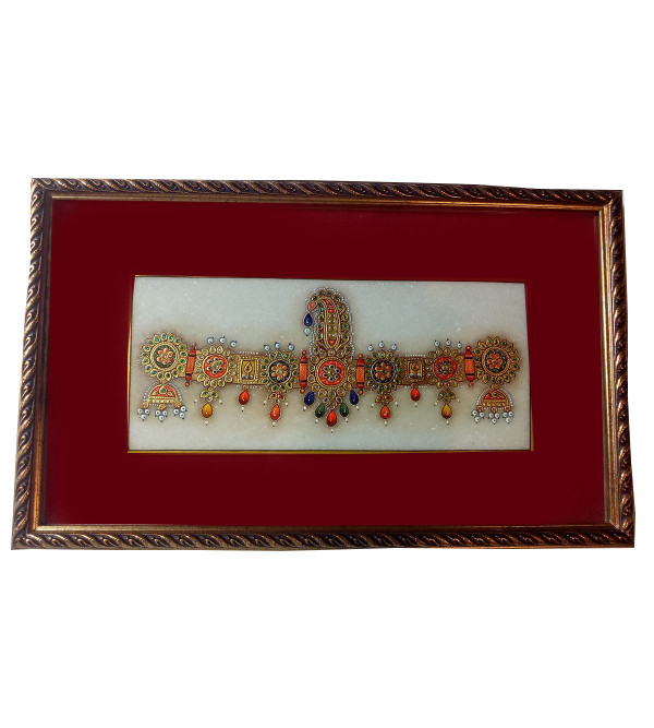 Jewellery Painting Handcrafted With Pure Gold Leaf Work