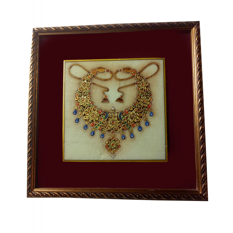 Marble jewellery painting