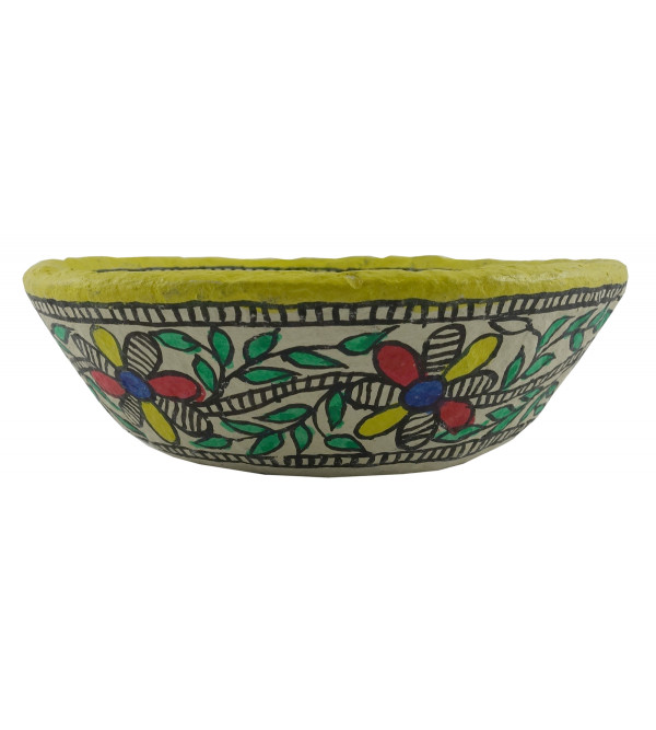 HANDICRAFT PAPER MACHIE ARTICLE BOWL 