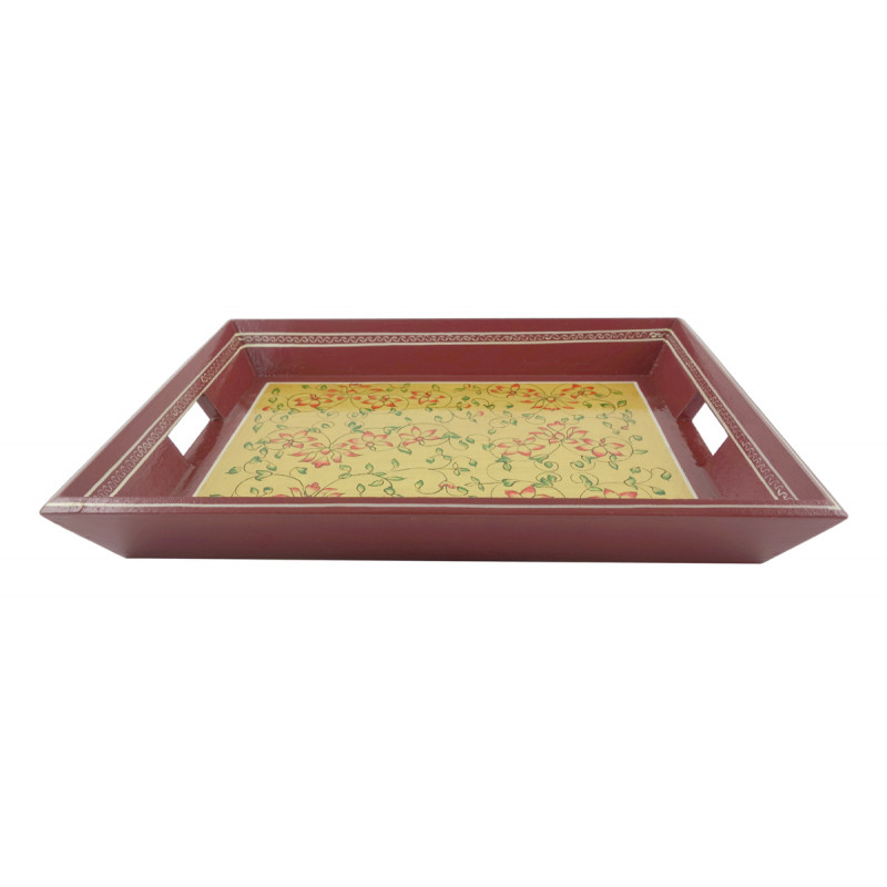 Jaipur Style Hand Painted Ply Tray 