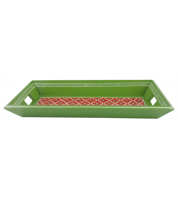 Jaipur Style Hand Painted Tray Ply Wood