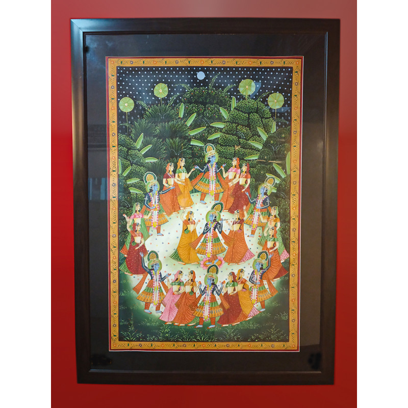 Traditional Radha Krishna Handmade Painting
