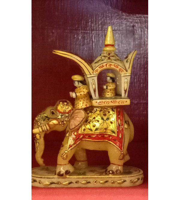 Ambari Handcrafted With Pure Gold Leaf Work Size 5 Inches