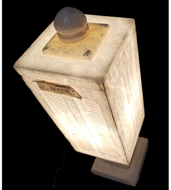 Handcrafted Alabaster Lamp Size 10 Inch