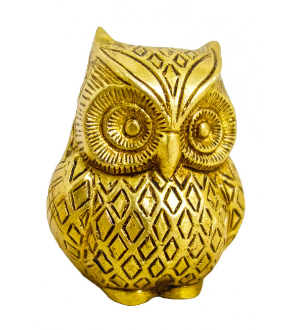 Brass Owl 4 Inch Fine