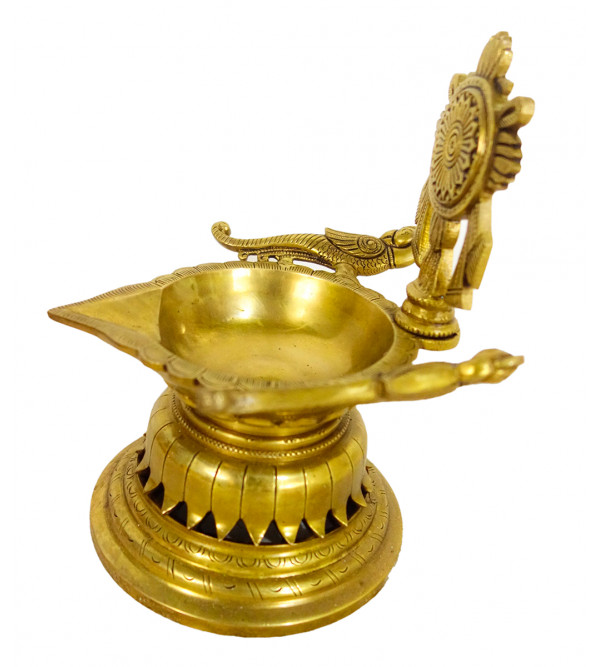 Brass Chakra Deepak Size Big