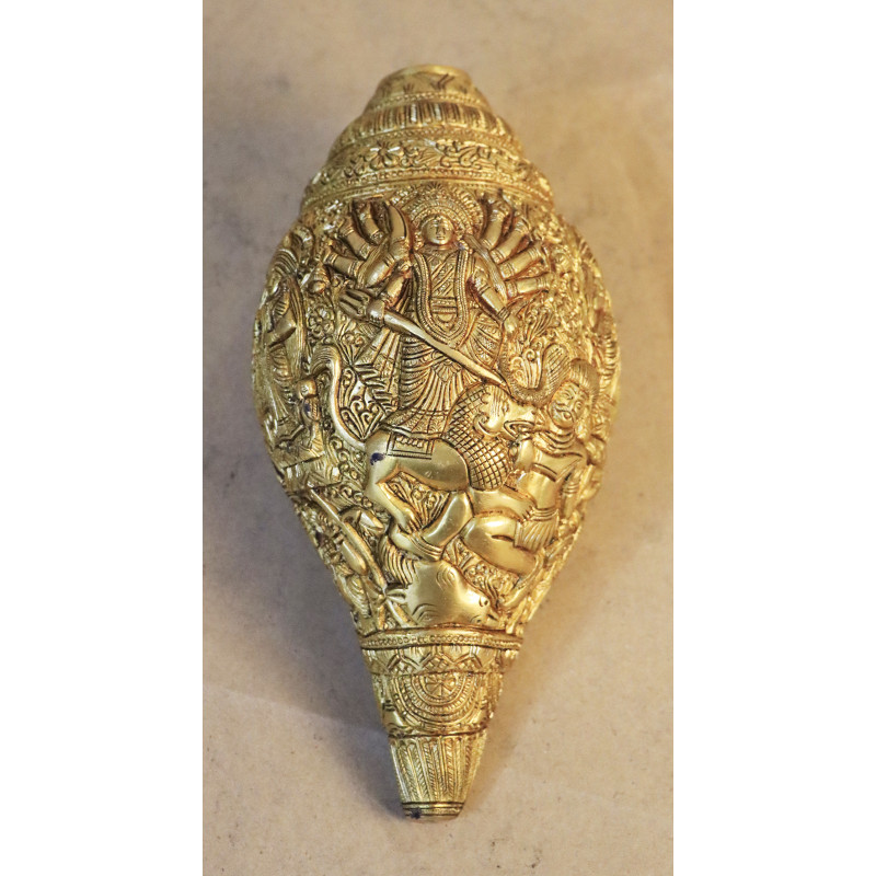 Brass Durga Shankh Pcs 