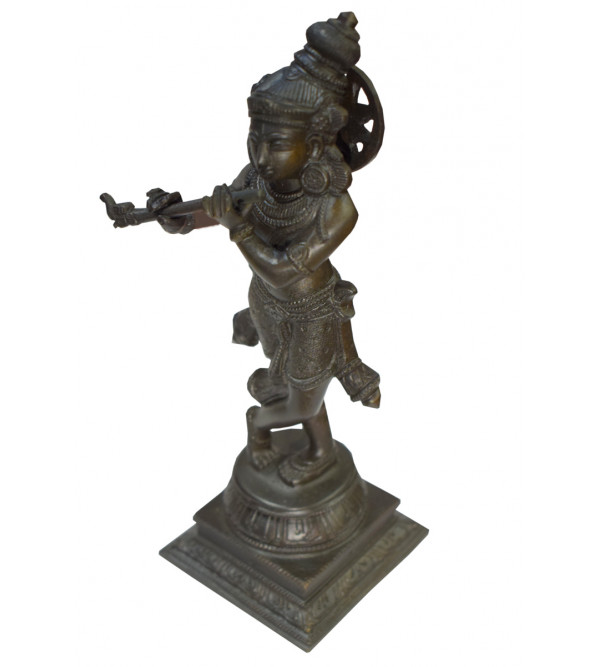 BRONZE KRISHNA 8 Inch