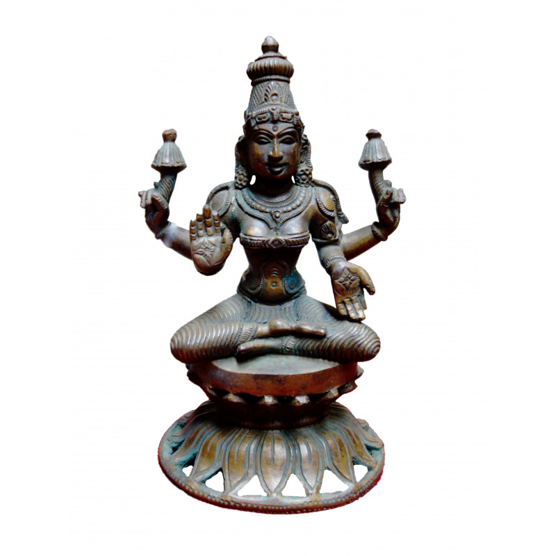 Laxmi Handcrafted In Bronze 