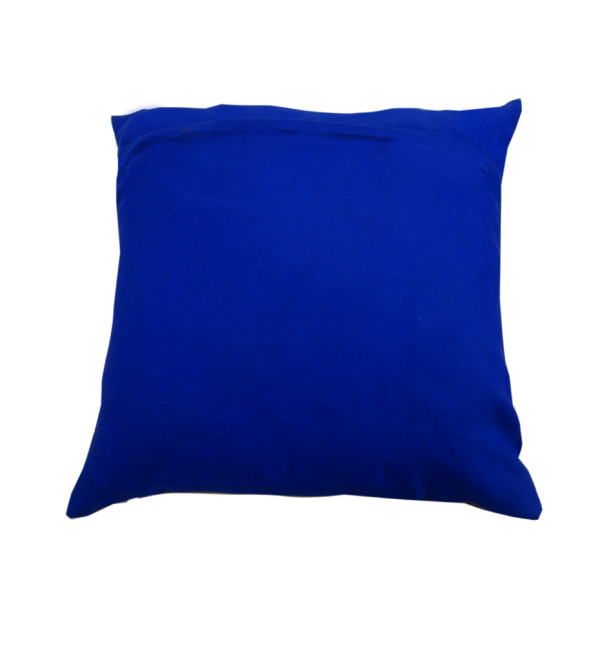 Silk Brocade Cushion Cover Organza Base  Size 16x16 Inch