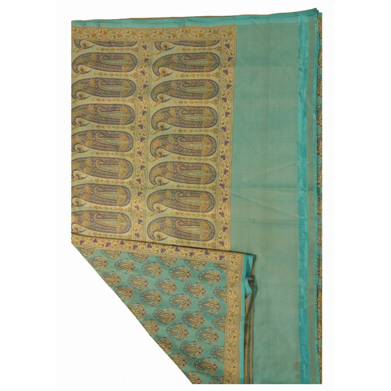 Tanchoi Silk Handloom Banarasi Saree With Blouse