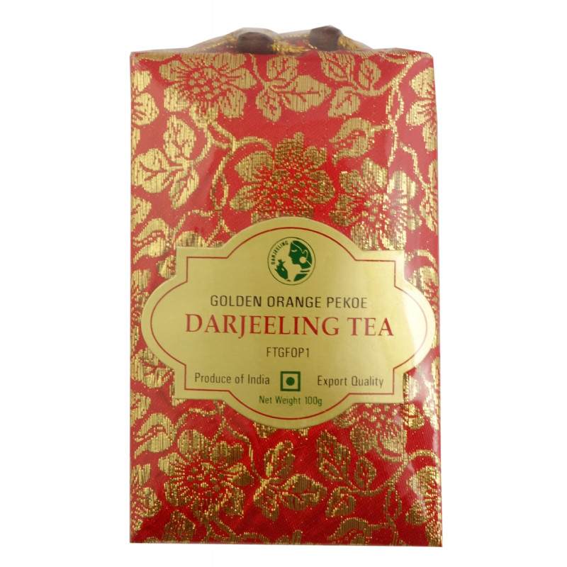 Silk Pouch Darjeeling  Tea 100 GMS