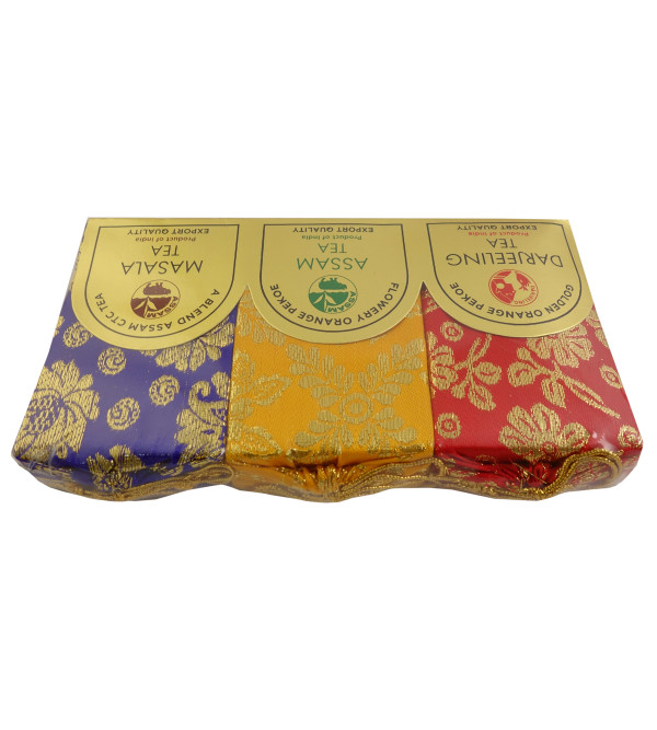 Silk Pouch 3 IN 1 Darjeeling Assam Masala Tea 150 GMS