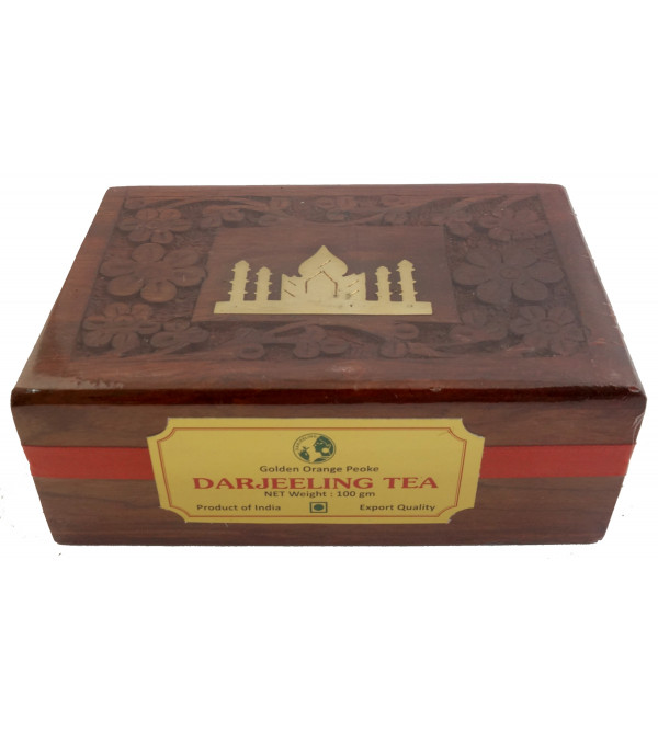 Wooden Box Darjeeling Tea 100 GMS