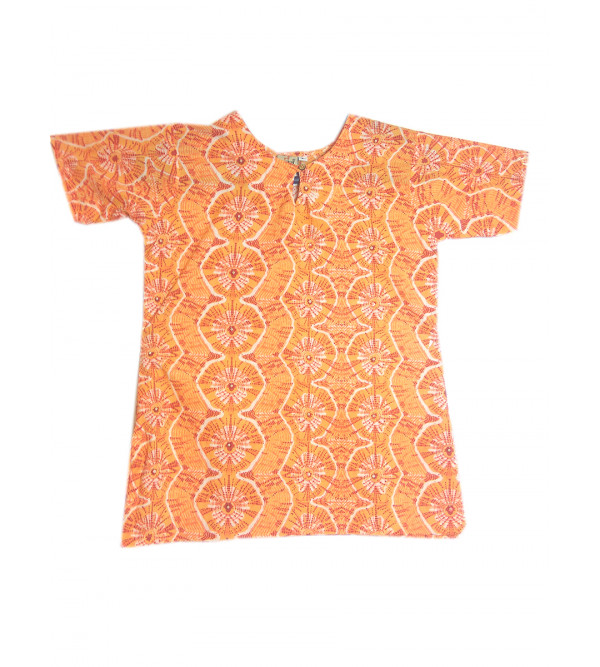 Cotton Printed Girls Top Size 6-8 Years