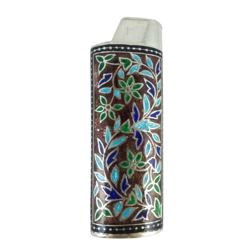 SILVER MEENA LIGHTER CASE