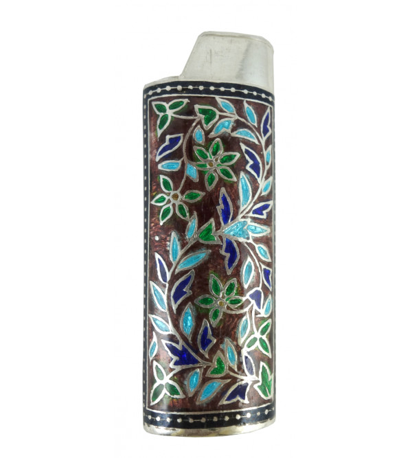 SILVER MEENA LIGHTER CASE