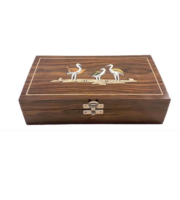Wooden Box with Inlay Work
