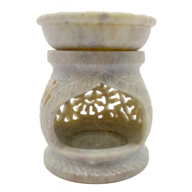 Handicraft Soft Stone Oil Burner Diffuser  3 Inch 