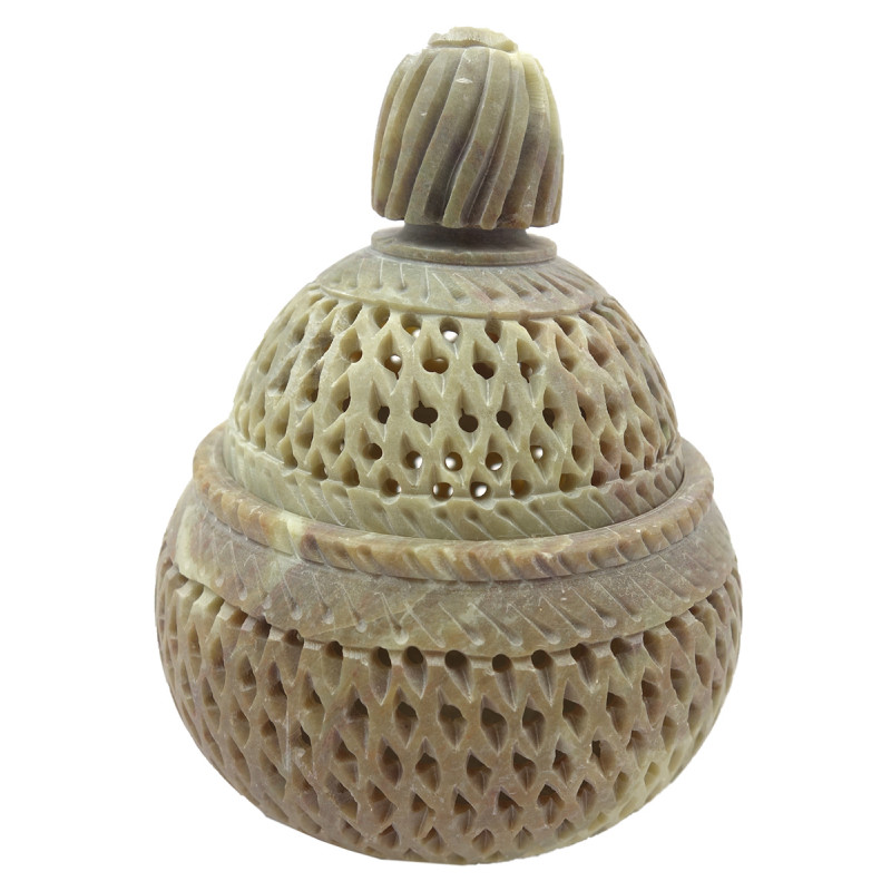 Handicraft Soft Stone Handi Carved 3 Inch 