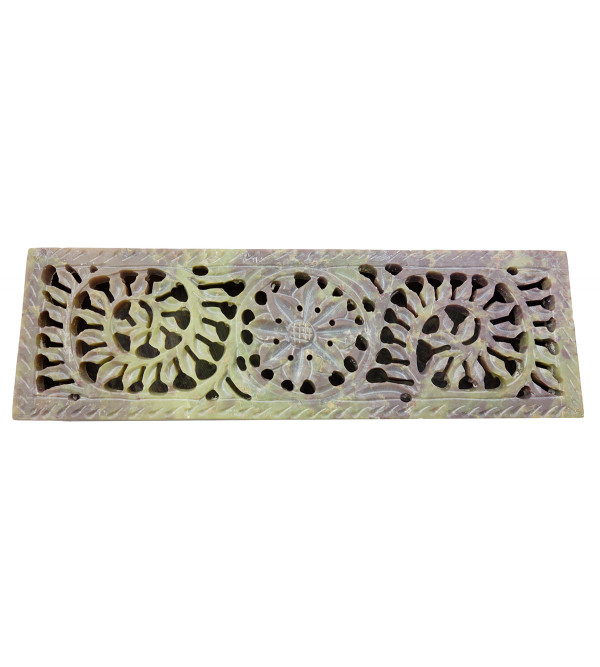 Handicraft Soft Stone Box 8x2.5 Inch 