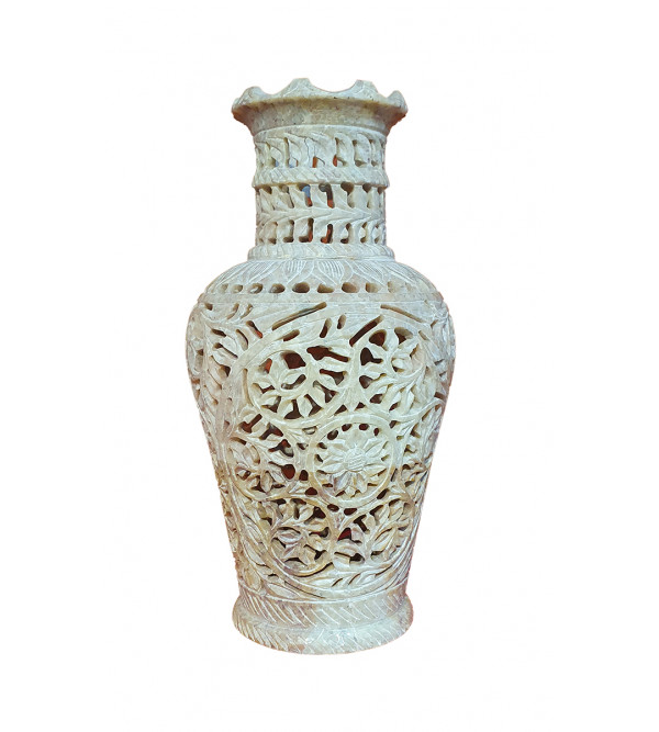Handicraft Soap Stone Flower Vase Size 4.5 Inch