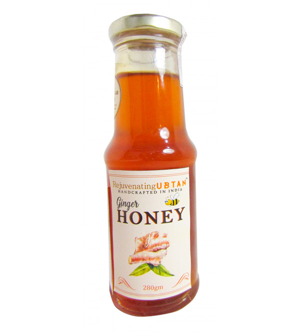 Ginger Honey  Glass Bottle 280 Gm 