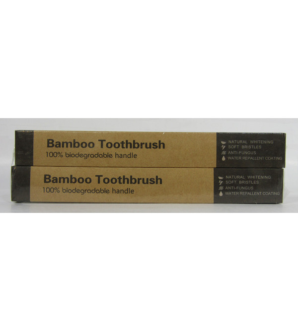 Bamboo Tooth Brush Pack of 2 Inch