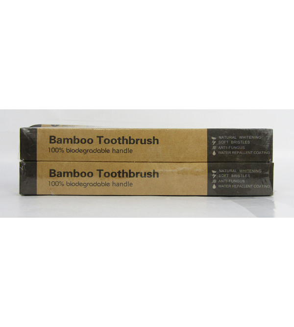 Bamboo Tooth Brush Pack of 4 Inch