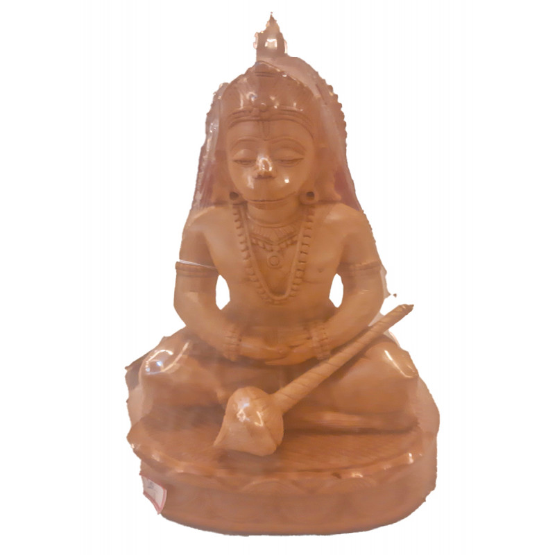 GOD FIGURE CARVED KADAM WOOD