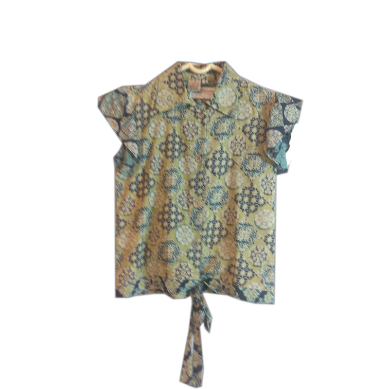 Cotton Printed Girls Top Size 6 To 8 Year