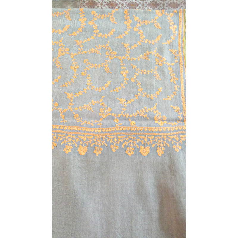 STOLE PURE PASHMINA JAAL ALL OVER   28X80 INCH