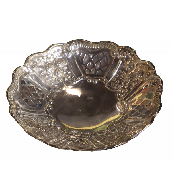 Cottage Silver Dish Bowl