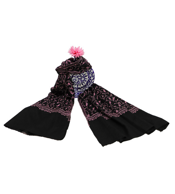 Stole Ruffle Jaal 28X80 Inch