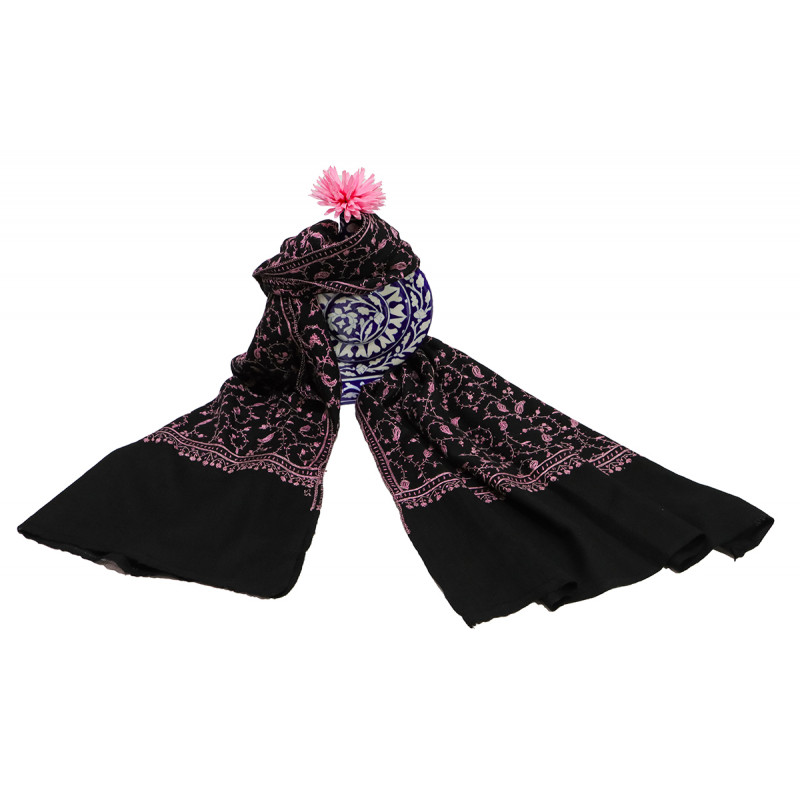 Stole Ruffle Jaal 28X80 Inch